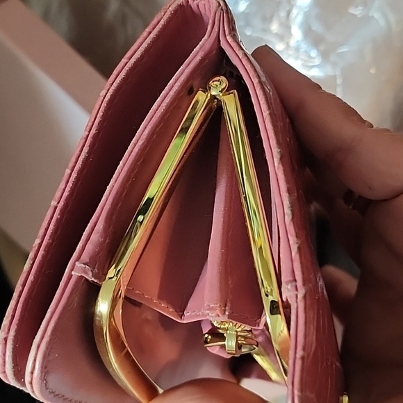 mui mui crocodile Wallet With Box Pink - Picture 6 of 12